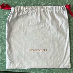 Frances Valentine garment dust bag